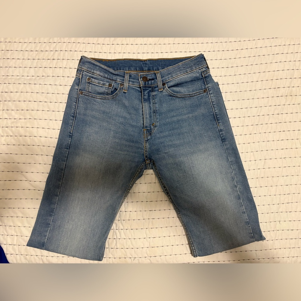 Levi's Blue Straight Leg Jeans Classic Style - Picture 3 of 3